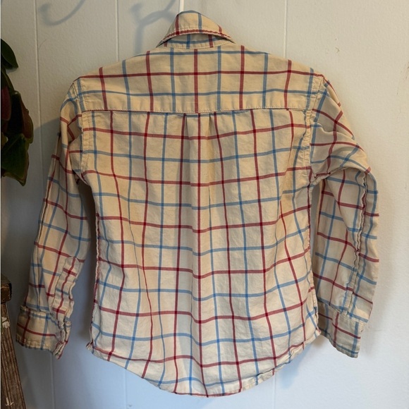 Steven Alan Kids Plaid Button-Down Shirt | Size 2 | Made in USA 🇺🇸 - Picture 3 of 4